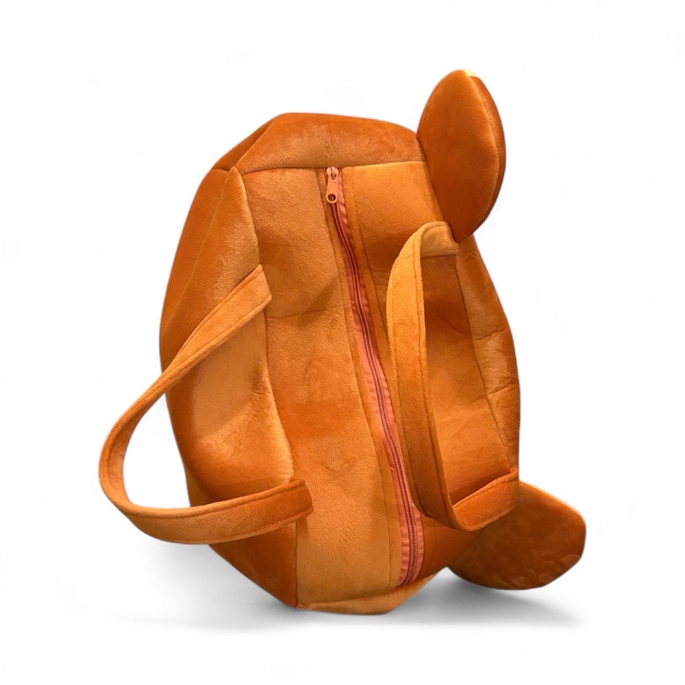 🧸 2012 SAN-X RILAKKUMA BEAR CUTE SOFT PLUSH HAND/SHOULDER BAG - RARE 🧸 - Picture 5 of 9